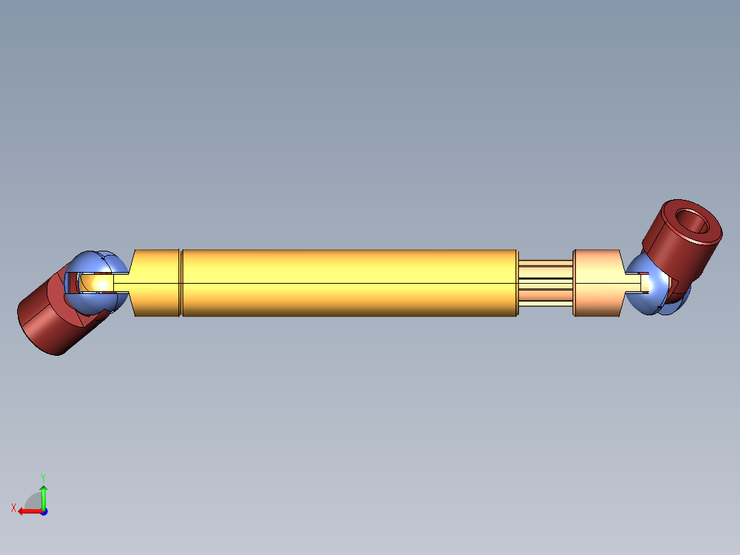 联轴器-卡丹-可抽出球接头后视图