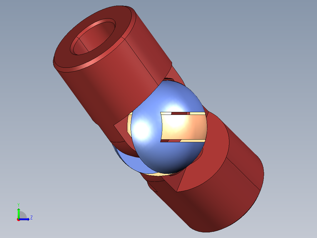 联轴器-卡丹-可抽出球接头左视图