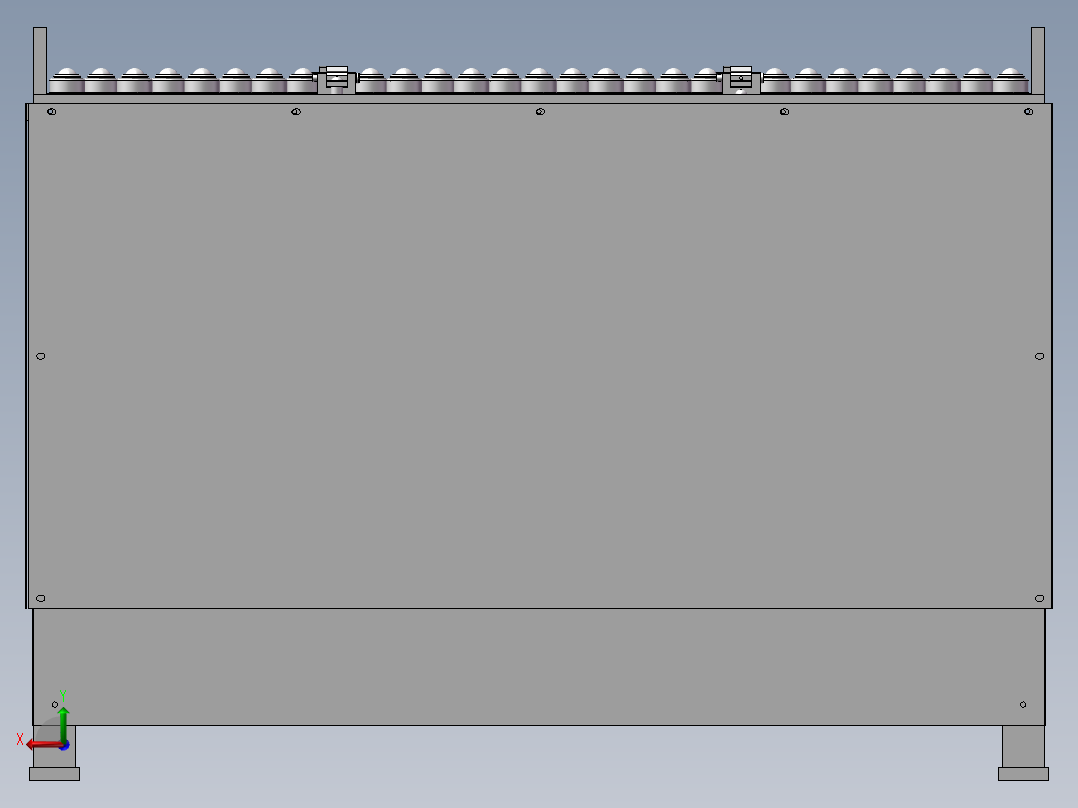 发动机缸盖罩升降机后视图