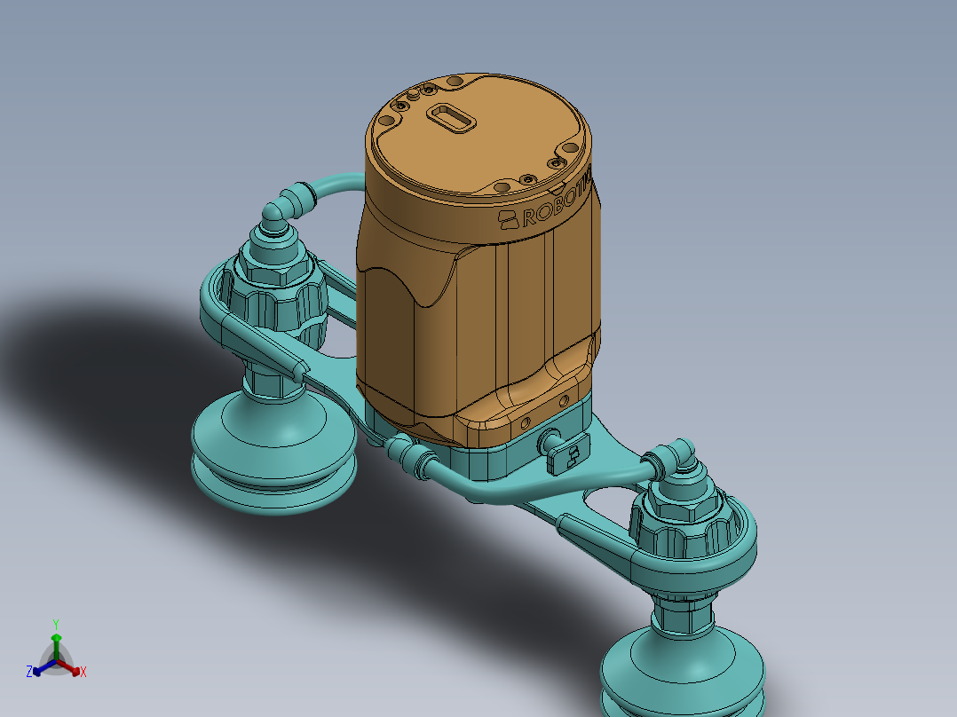 真空夹持器机器爪3D图纸 <span style='color: red'>Solidworks</span><span style='color: red'>设计</span> <span style='color: red'>附</span>STEP<span style='color: red'>格式</span>