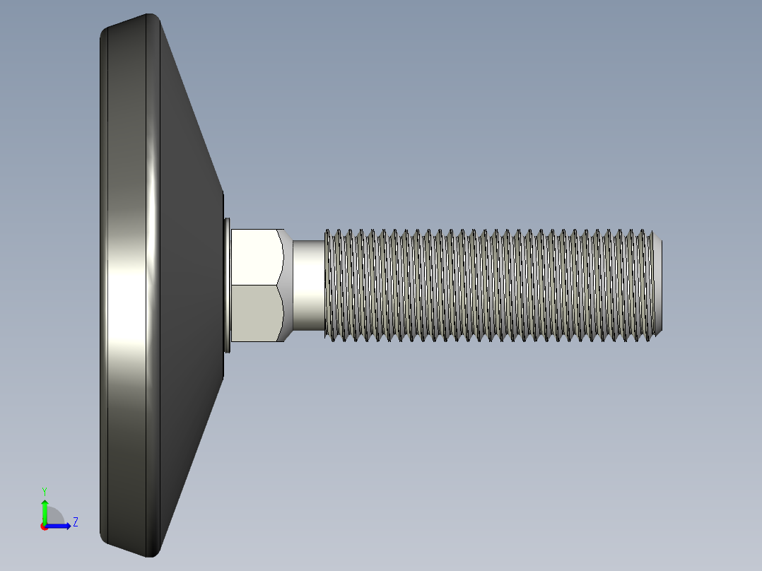 工程塑膠固定腳座600-3D多系列多零件图纸模型左视图