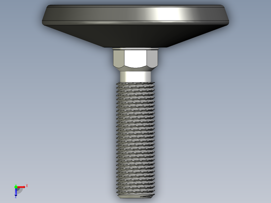 工程塑膠固定腳座600-3D多系列多零件图纸模型俯视图