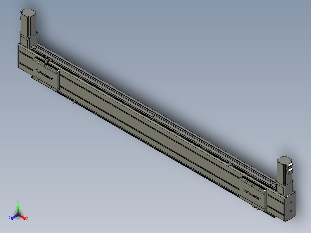 威洛博双电机滑台-VBC14S2-L100-S1200-BLR-P40-C6