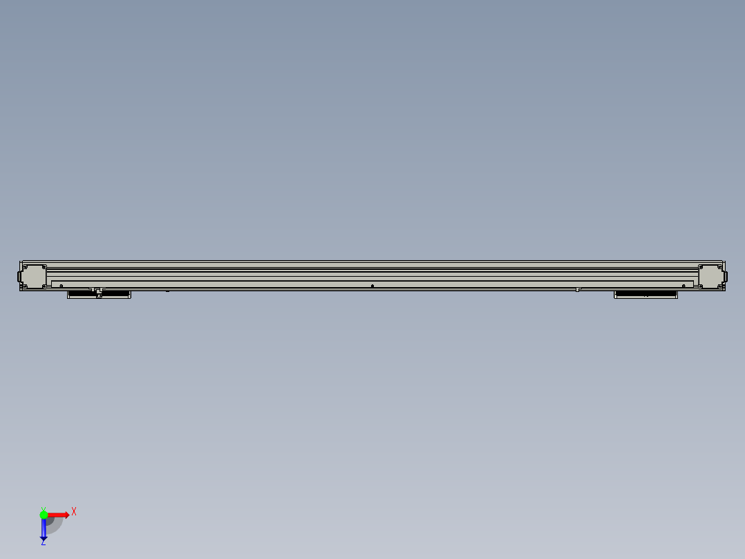 威洛博双电机滑台-VBC14S2-L100-S1200-BLR-P40-C6俯视图