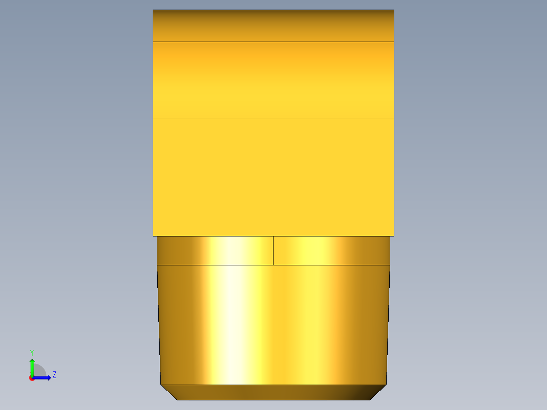 倒齿式工业管接头Hose Barb 90Deg Elbow to Male Pipe 129HB-12-12左视图