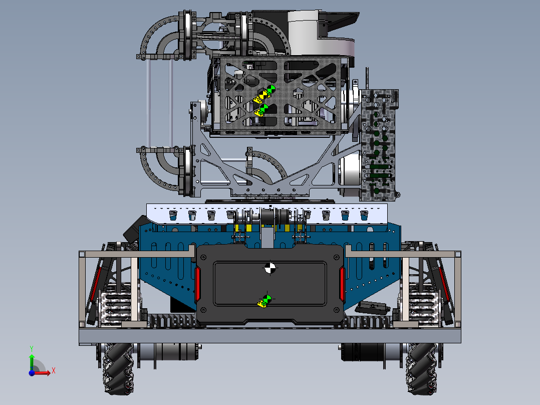 robomaster英雄机器人设计==962060==1000前视图
