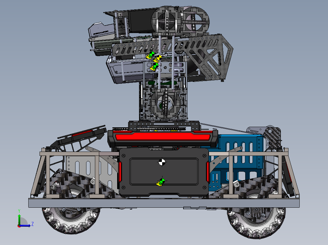 robomaster英雄机器人设计==962060==1000左视图