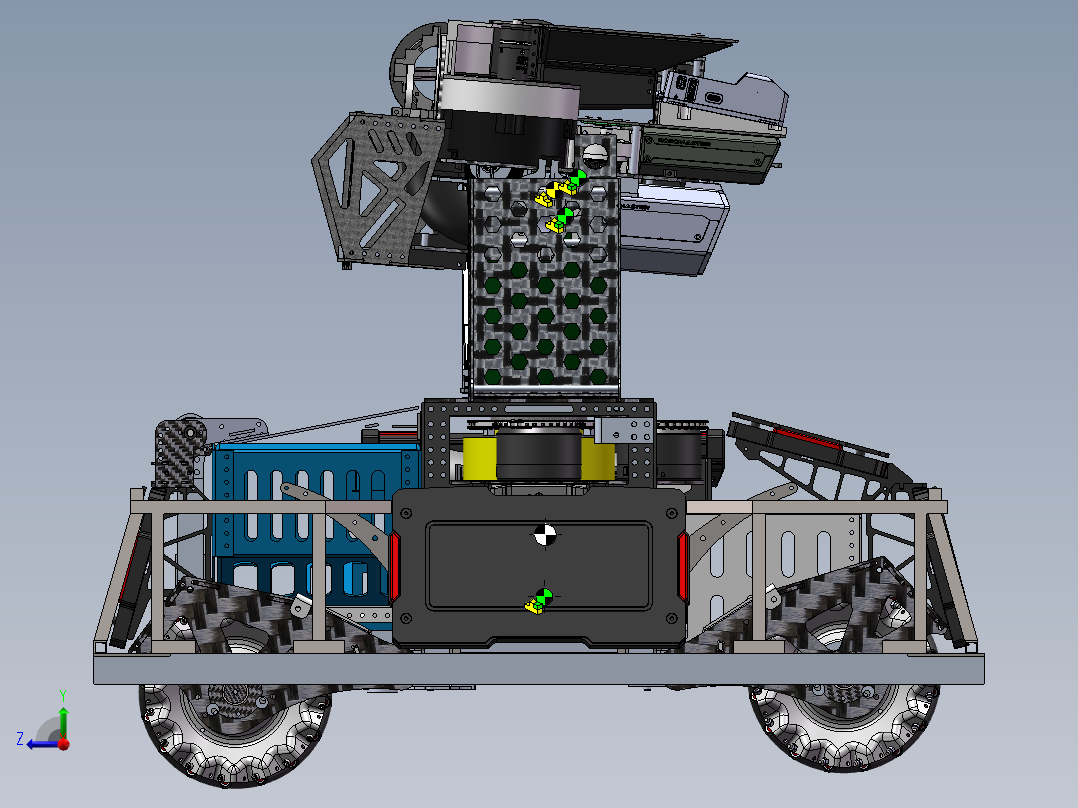 robomaster英雄机器人设计==962060==1000右视图