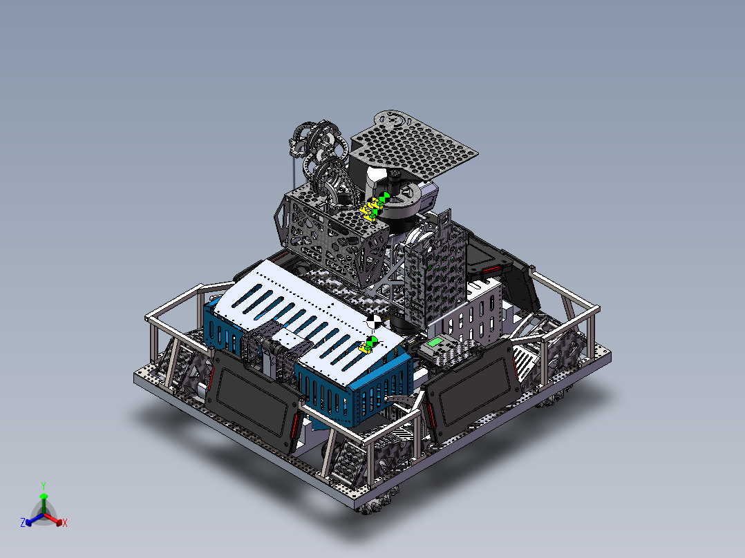 robomaster英雄机器人设计==962060==1000正等轴测图