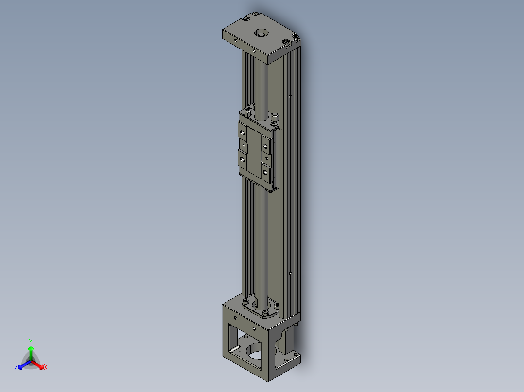 直线模组LHK60C-300A1-F0设计图纸