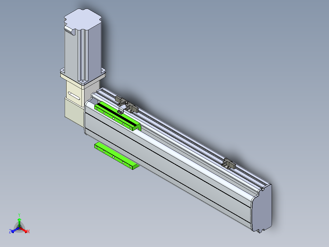 同步带滑台-半封闭B13-L90-S350-R-Z86-D3