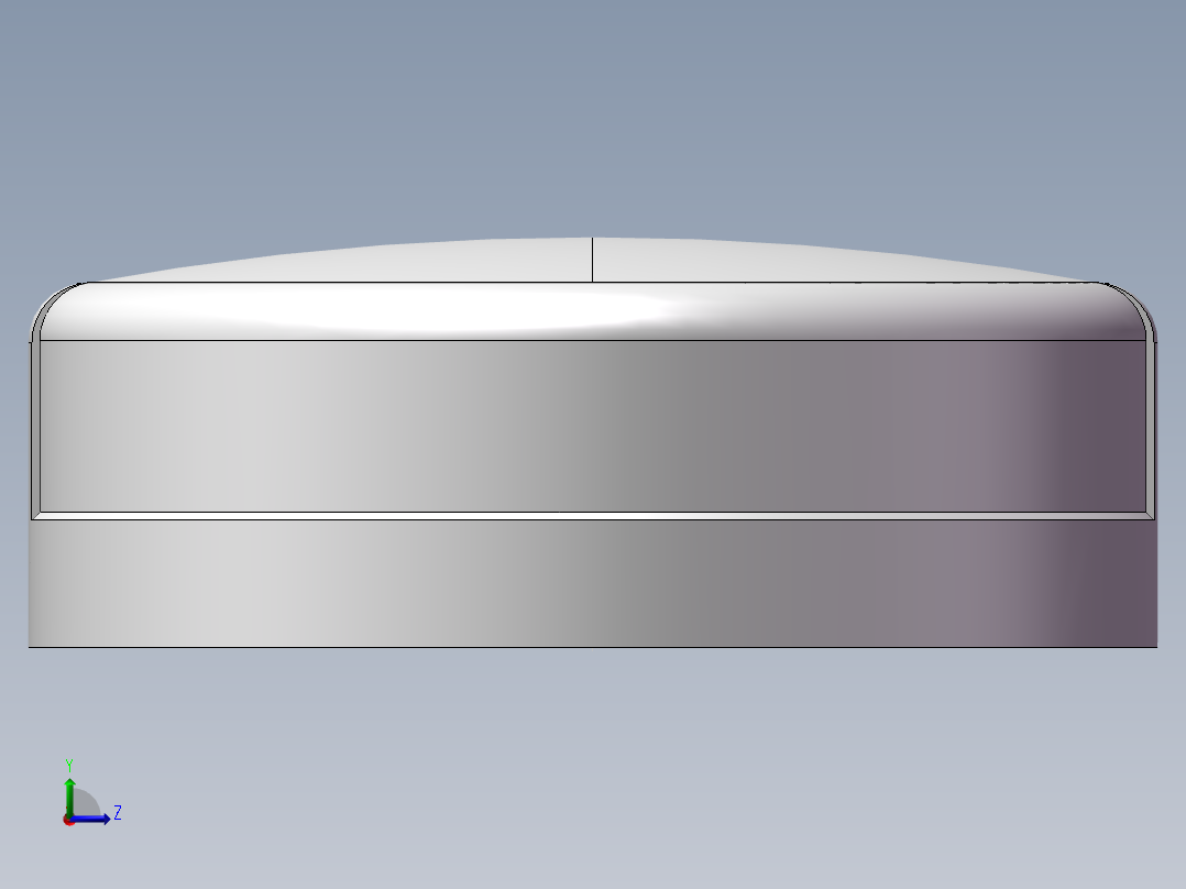 圆管帽 DN100左视图
