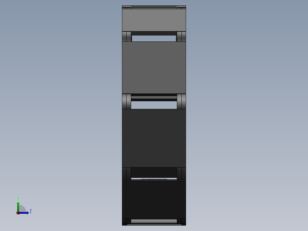 走线链20x25左视图