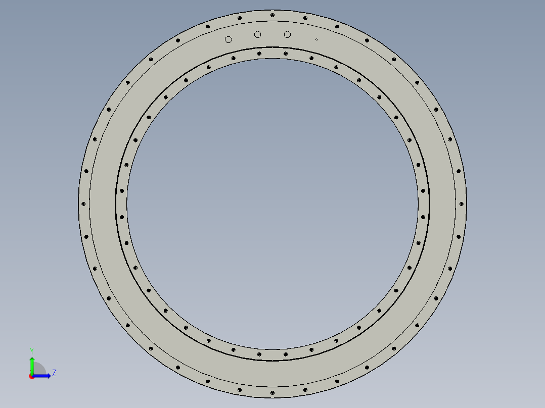 具有超高扭矩密度的TK无框架直接驱动电机左视图
