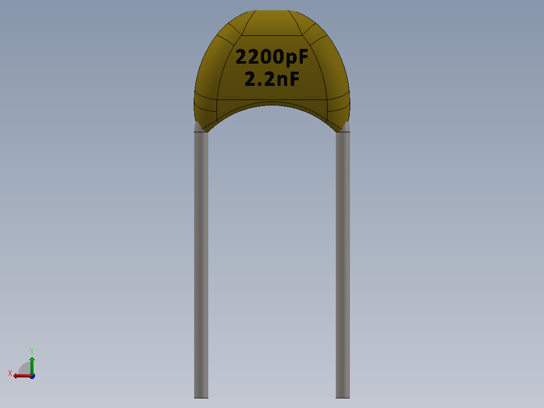 电容器 二极管 电阻器-Capacitor Ceramic 222 2.2nF