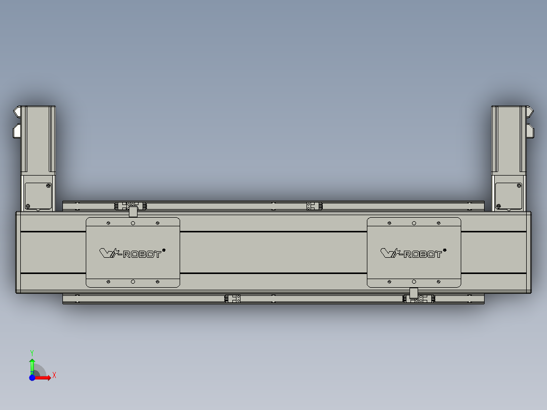 威洛博双电机滑台-VBC14S2-L100-S300-BLR-P40-C6前视图