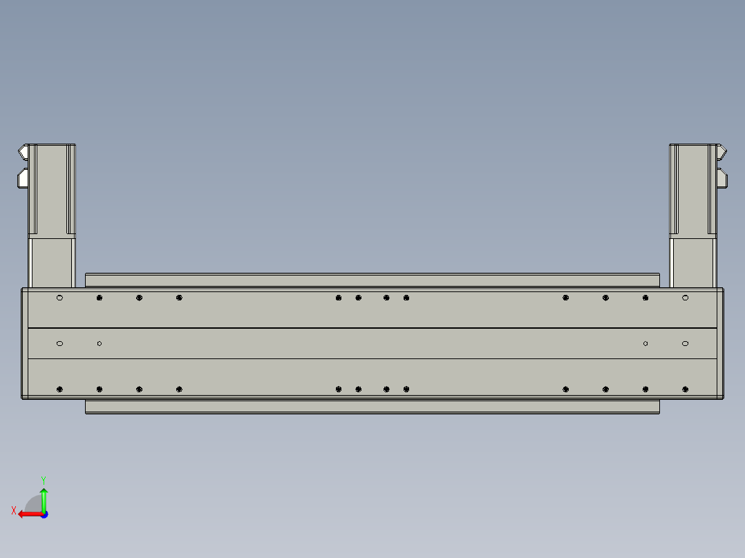 威洛博双电机滑台-VBC14S2-L100-S300-BLR-P40-C6后视图