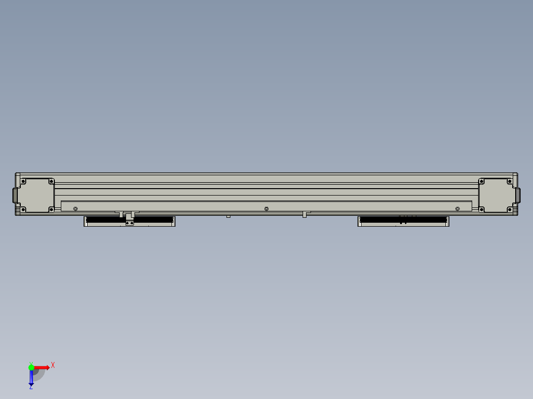 威洛博双电机滑台-VBC14S2-L100-S300-BLR-P40-C6俯视图