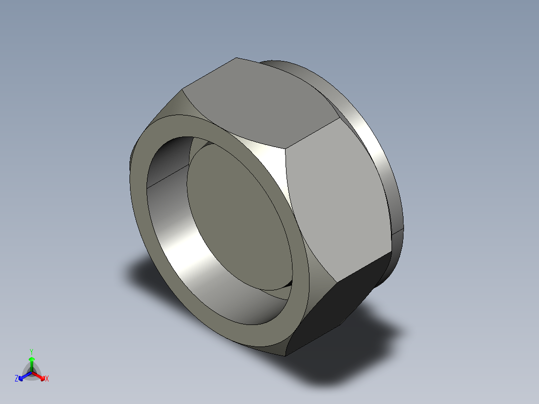 卡套式工业通用硬管接头20_fnu-s正等轴测图