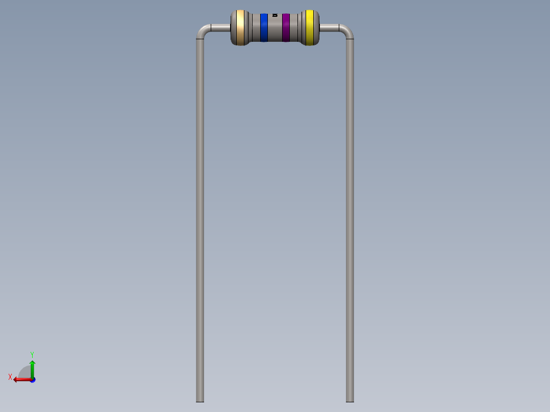 电容器 二极管 电阻器-Resistor 47M Ohm后视图