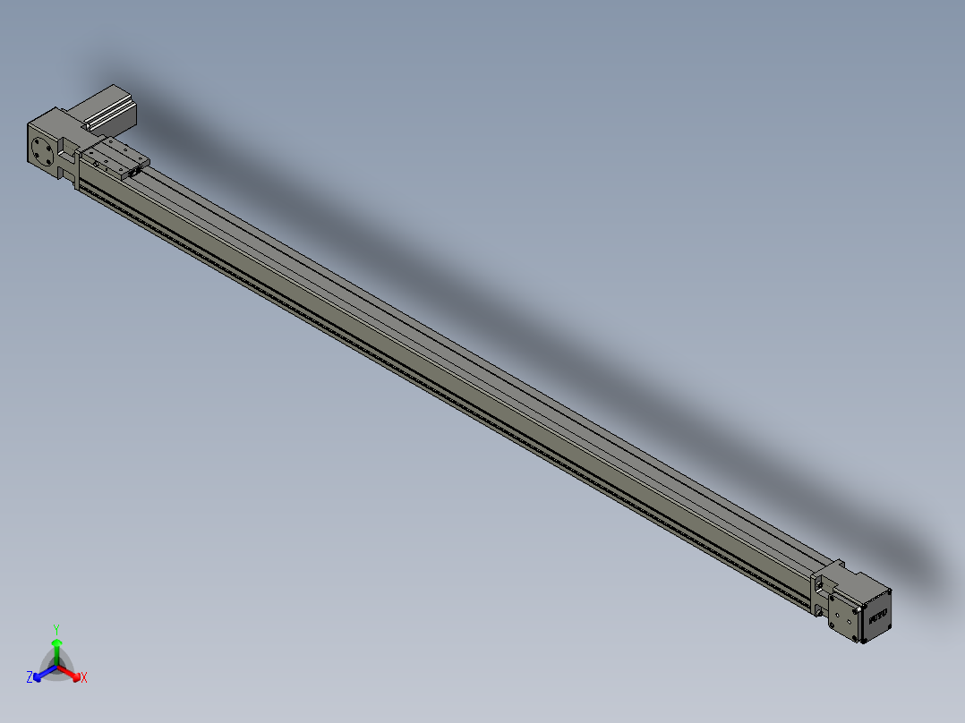 模组FBL60E1400-R正等轴测图