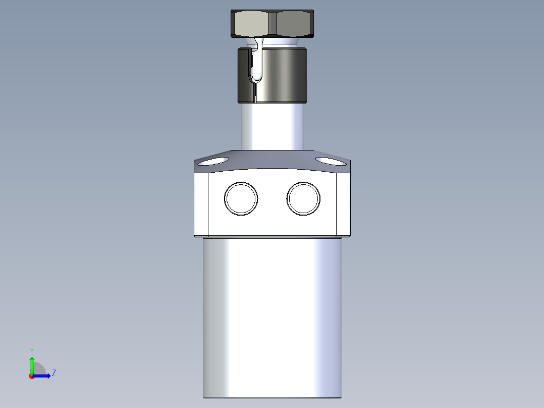 KOSMEKLHA0400-SL-Y30_R01多系列多零件图纸模型左视图