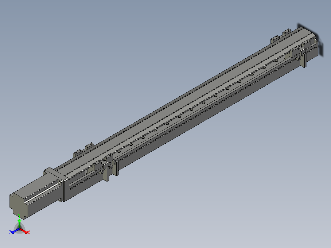 直线模组LHA6-S650-M-200W(16丝杆)设计图纸