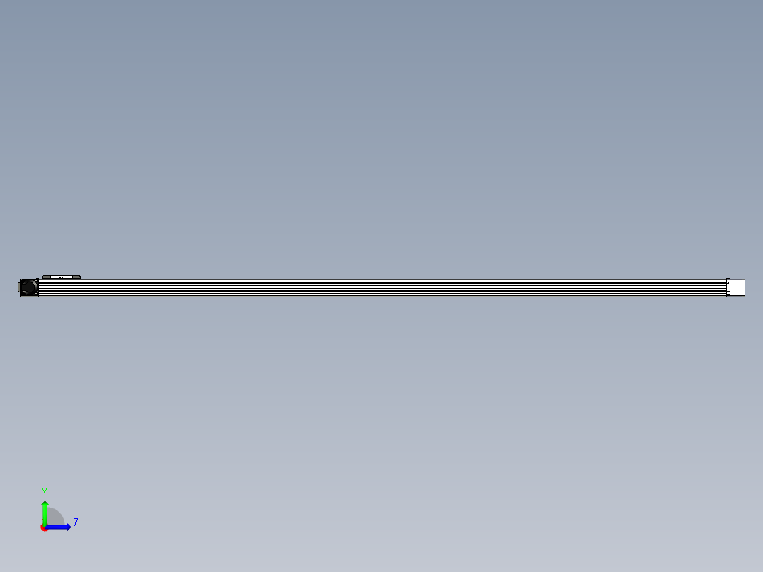 同步带滑台-欧规BC6-L120-S2400-L-P40-D3左视图