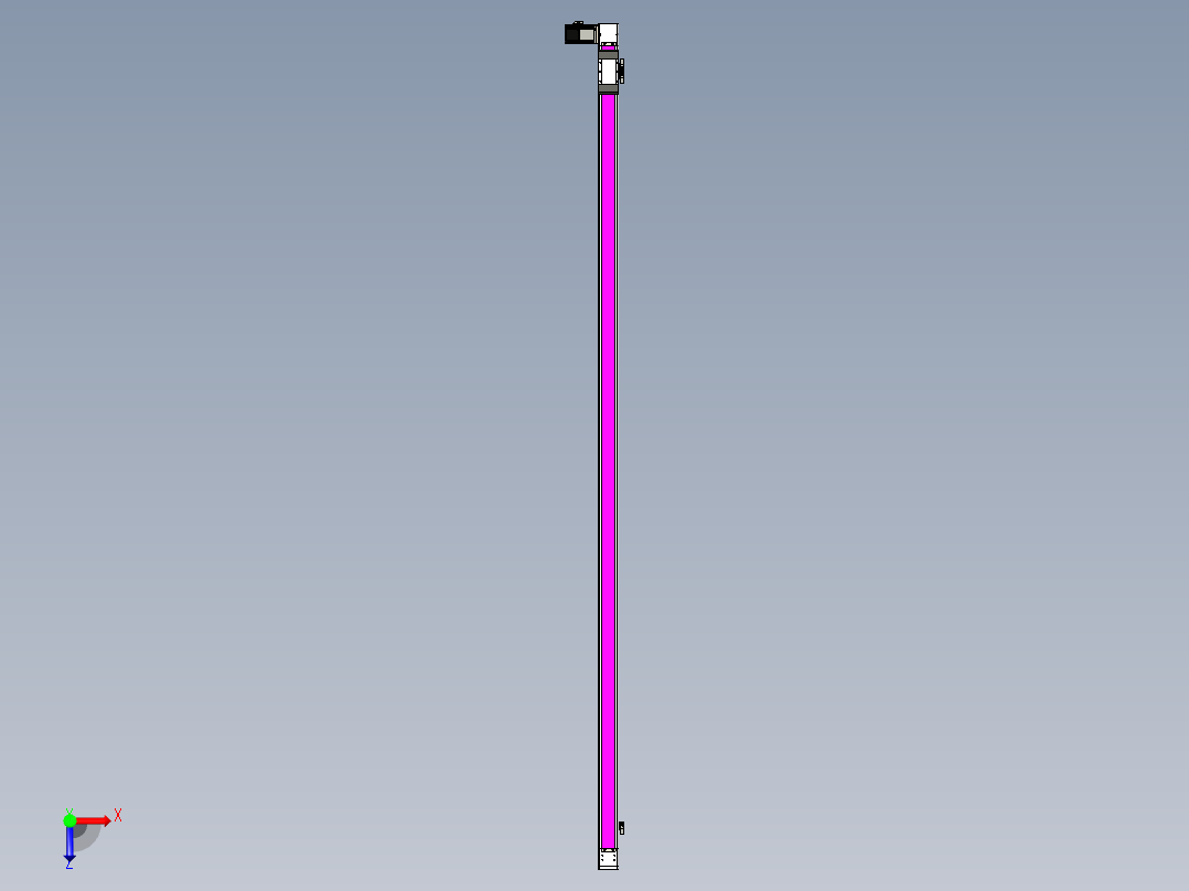 同步带滑台-欧规BC6-L120-S2400-L-P40-D3俯视图