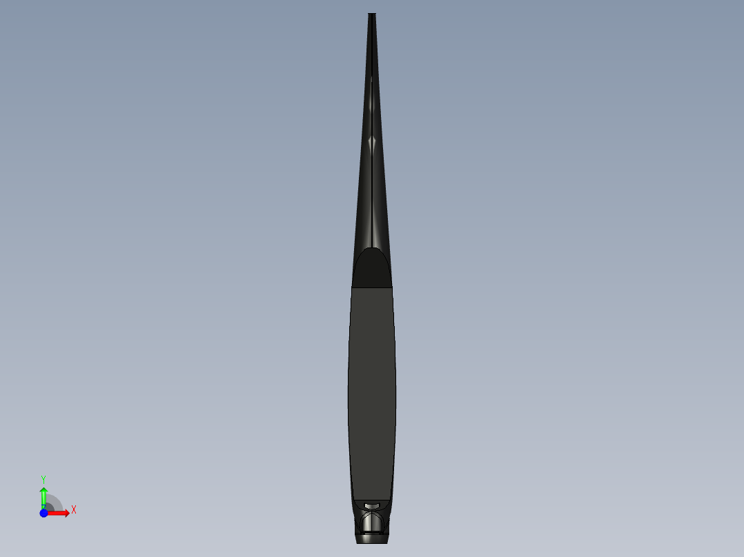 鲨鱼遥控飞机翼跨1600mm体重为300克前视图