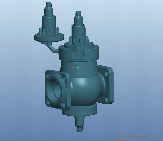 入口压力调节器3D模型