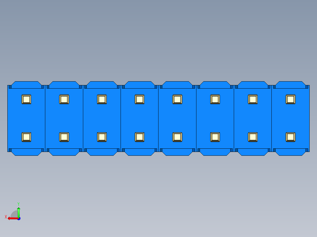 彩色公头100mil（2.54mm）系列-DS1021_blue_2x08p_100mil_Type43_rev1.0后视图