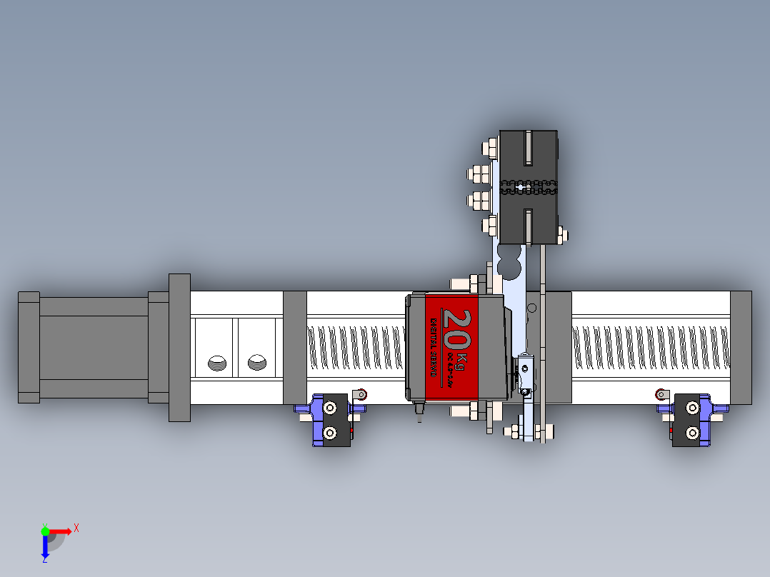 wire-feeder送丝机送丝机构俯视图
