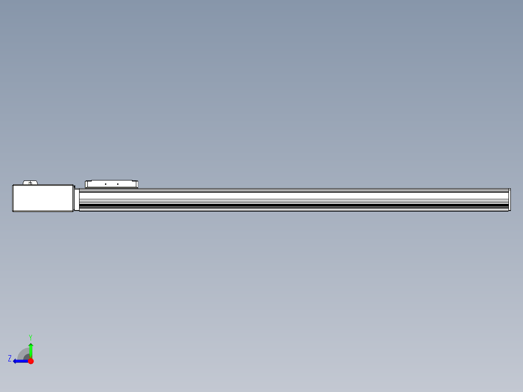 同步带全封闭直线模组TPA-HCB-105D-90-L850-MR-C-P20-N3右视图