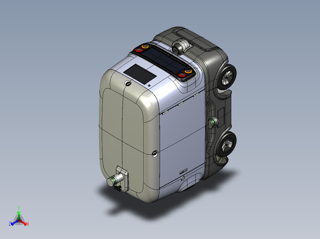 无人快递车无人运输车<span style='color: red'>机器人</span>AGV小车