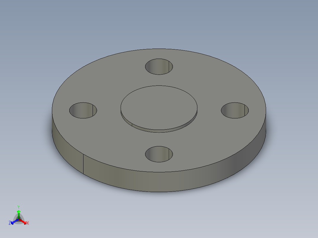 船舶管路系统SeaCor_Blind Flange_37J153007_0.75in