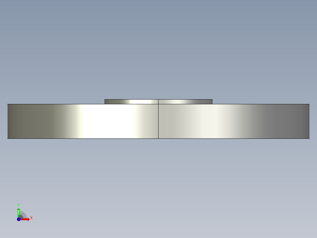 船舶管路系统SeaCor_Blind Flange_37J153007_0.75in前视图