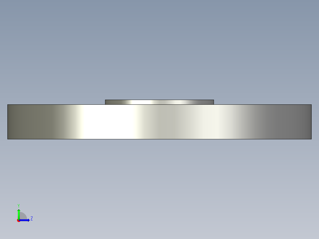 船舶管路系统SeaCor_Blind Flange_37J153007_0.75in左视图