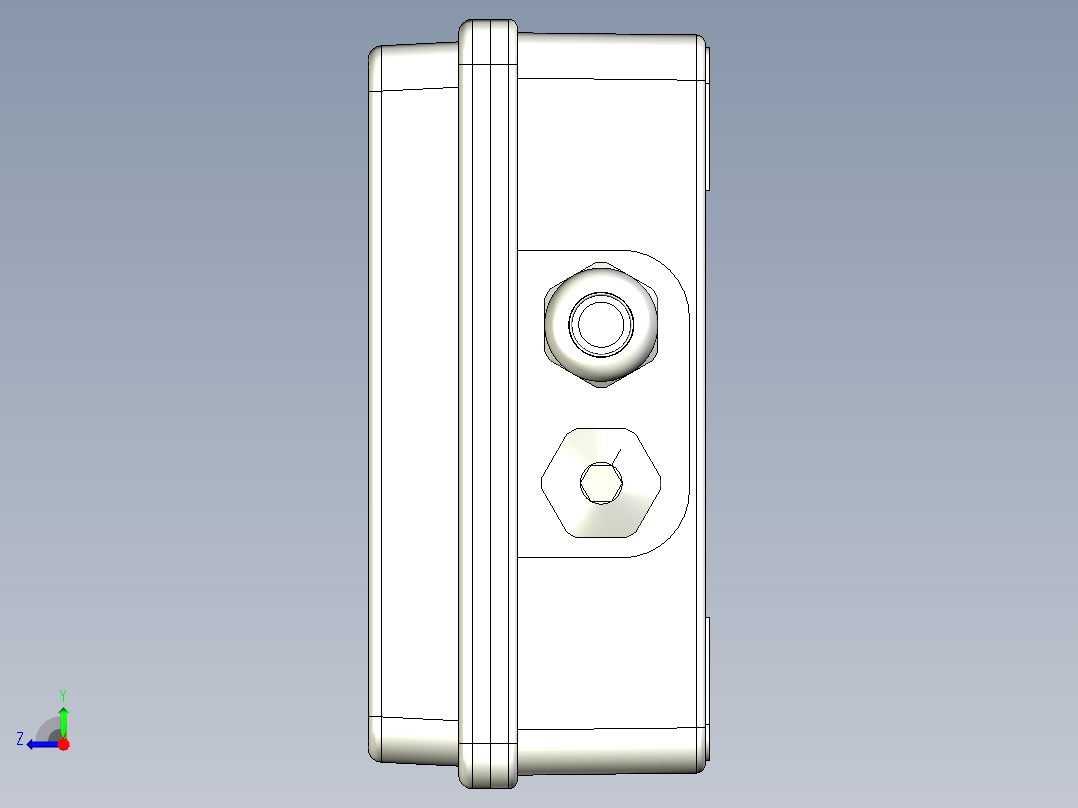 出口标志灯具CEAG出口V-CG-S右视图