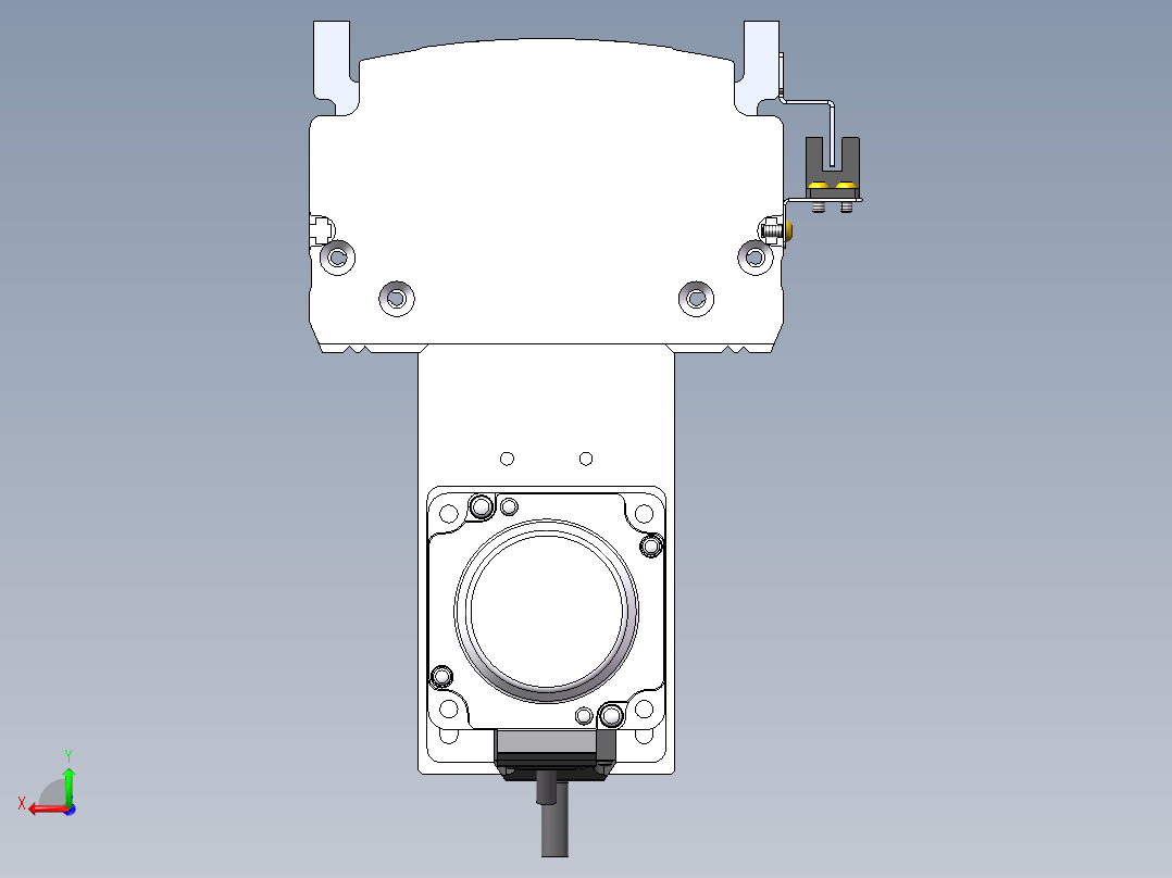 MTH丝杆半封闭模组MT120BS-BM-200W后视图