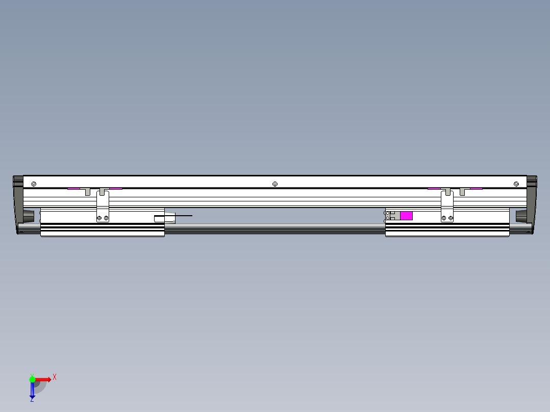 威洛博VL系列3d模型模组2VL17E2Y-S300俯视图