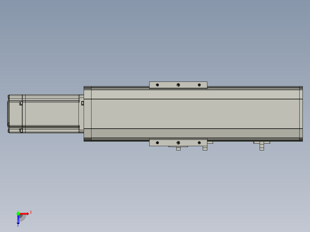 东锦丝杆传动-直线滑台模组DH85-C-L10-S100-BC-P400W-C3俯视图