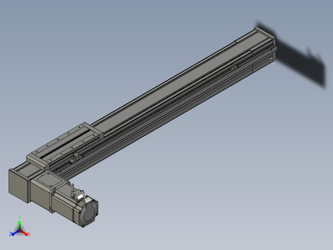 欧规系列-LB8-L150-S650-BL-ZP75-C3正等轴测图