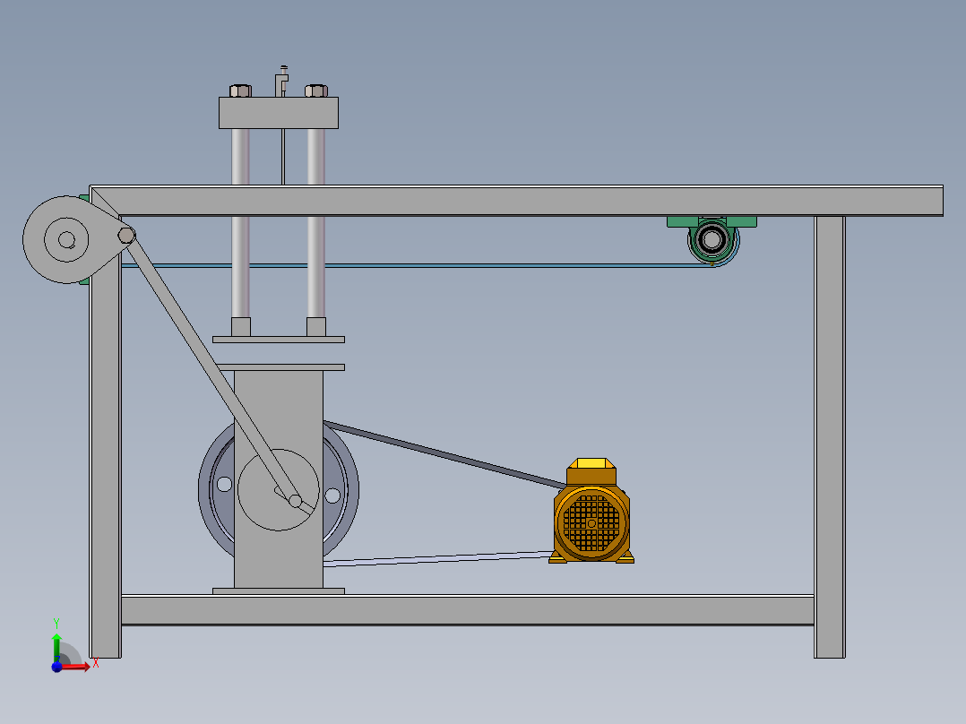切鱼切菜机sw15可编辑前视图