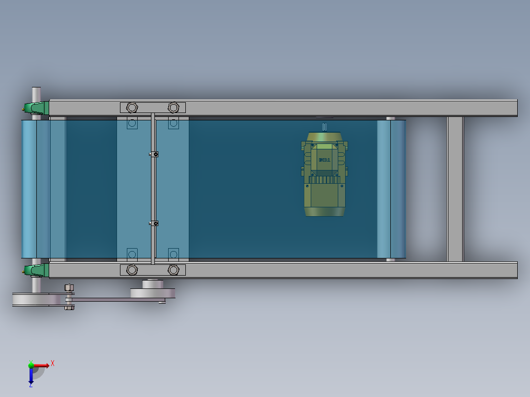 切鱼切菜机sw15可编辑俯视图