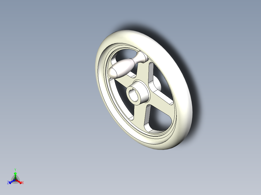 <span style='color: red'>手轮</span>3D模型