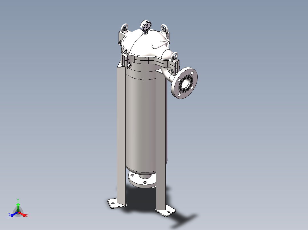 <span style='color: red'>单</span>袋<span style='color: red'>式</span><span style='color: red'>过滤器</span> DN50 SW2015