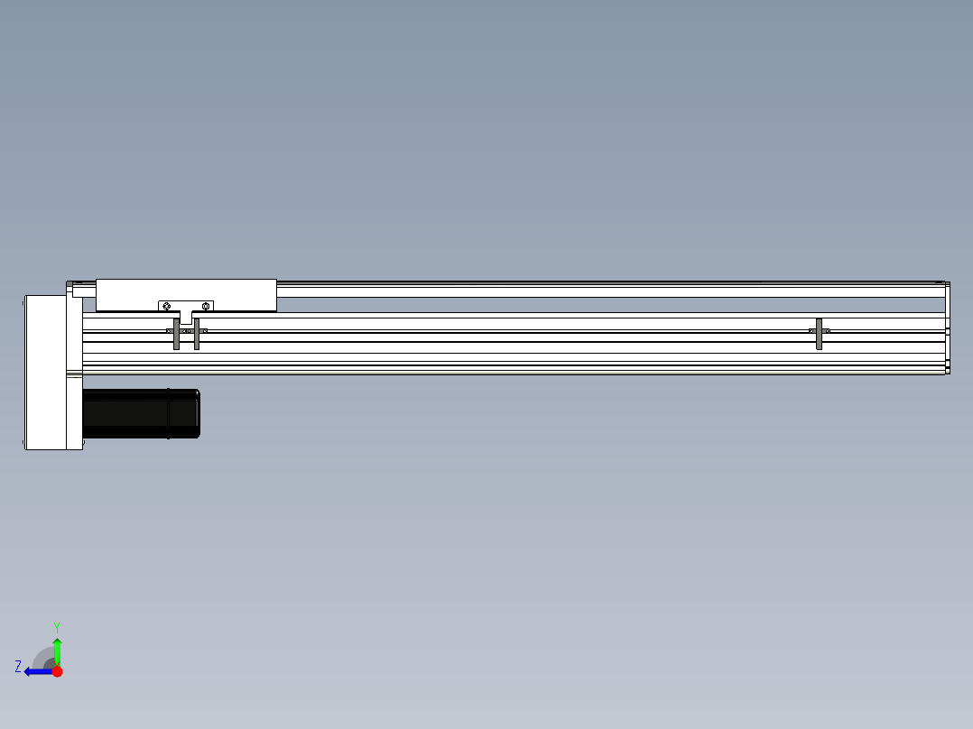 Toyo东佑达直线模组-ETH22-800-BM-400W+煞車右视图