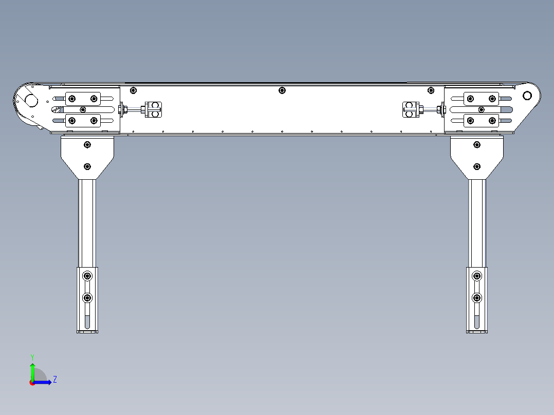 皮带输送机左视图