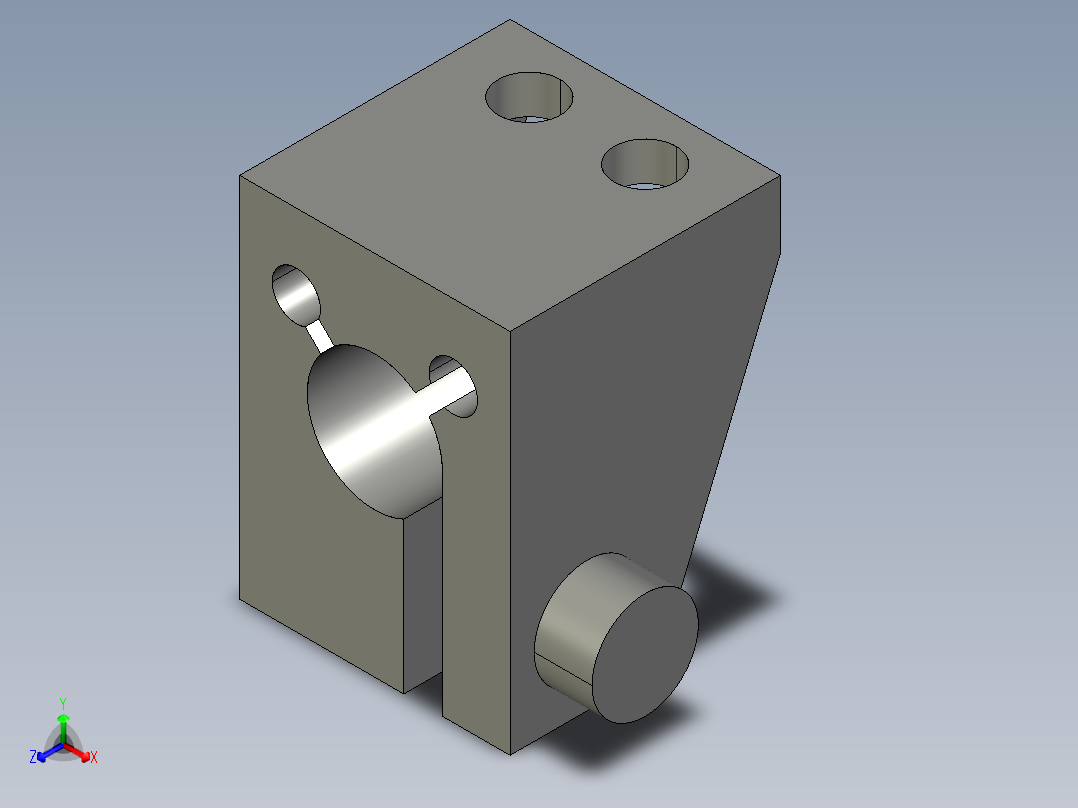 基恩士PS-05_holder_kc图纸模型